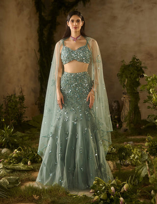 Secret garden lehenga set
