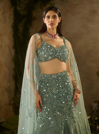 Secret garden lehenga set