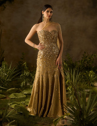 Elysia golden gown
