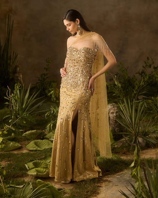 Elysia golden gown