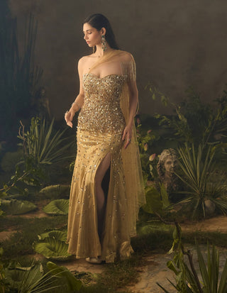 Elysia golden gown