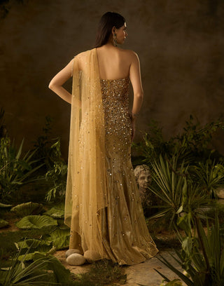 Elysia golden gown
