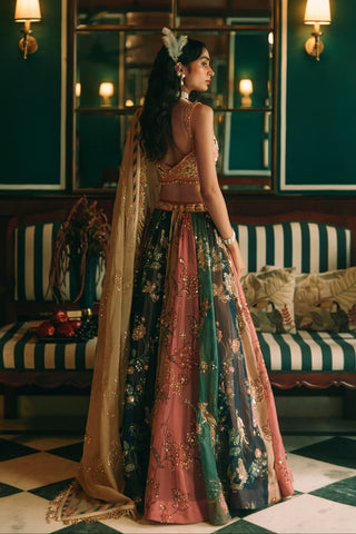 Aura multicolor lehenga set