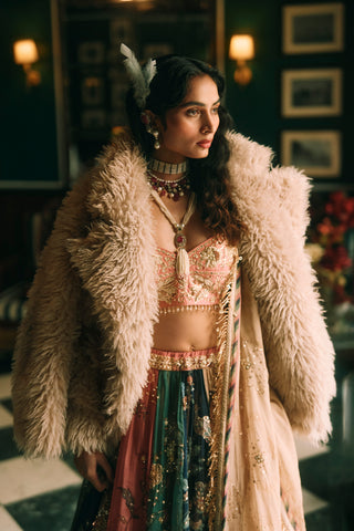 Aura multicolor lehenga set