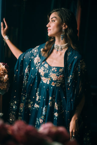 Rue navy blue maxi set