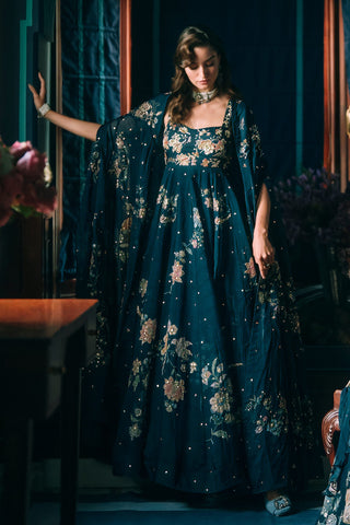 Rue navy blue maxi set