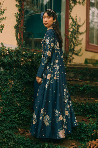 Whisper navy blue jacket set