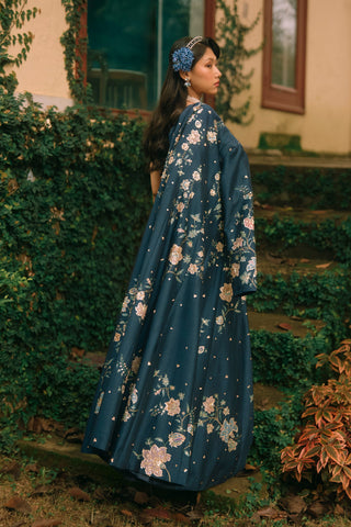 Whisper navy blue jacket set