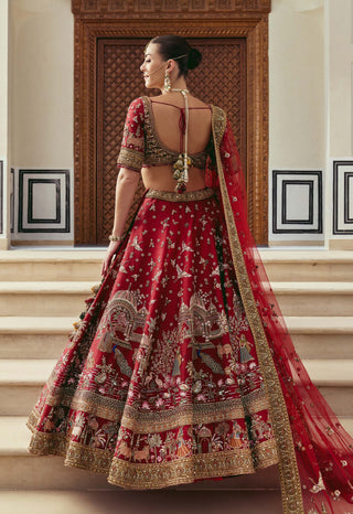 Pichwai mahal lehenga set