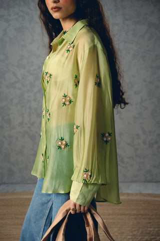 Pista green romy shirt