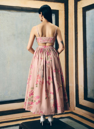 Chalk alina skirt with bustier