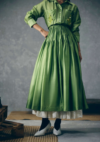 Green elina dress