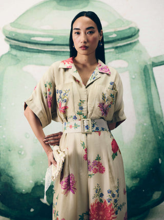 Ivory deiji jumpsuit
