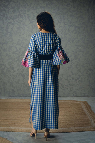 Blue yutori dress