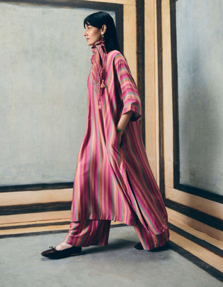 Dusky ayaka kurta with pants and scarf