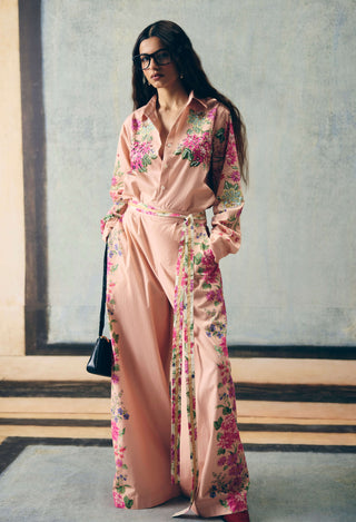 Pink airi shirt with pants