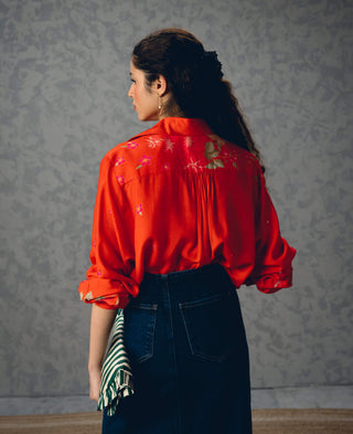 Orange jade shirt
