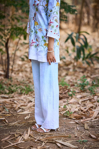 Amalfi Blue Pants by Pozruh, available on Indiaspopup.com