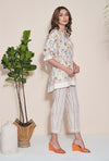 Pozruh-Roseate Ivory Top And Trouser Set-INDIASPOPUP.COM