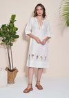 Pozruh-Pelican White Midi Dress-INDIASPOPUP.COM