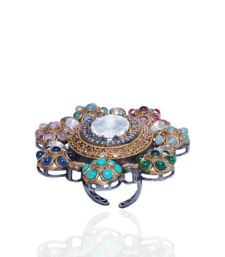 Bhavini Navratn Ring by Preeti Mohan available on Indiaspopup.com