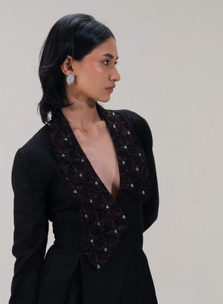 Shadow align black jacket and pants