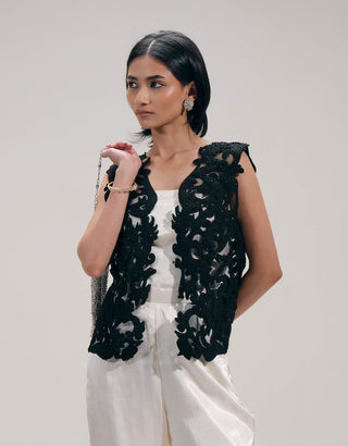 Shadow cutwork jacket