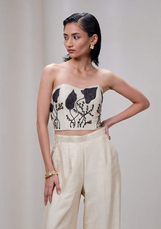 Balance butter cream corset and pants