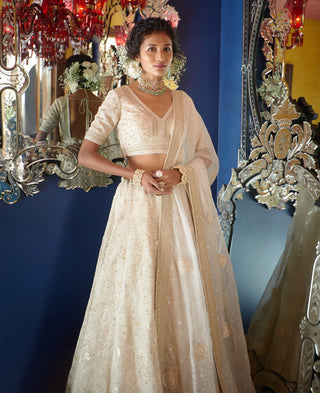 Chand pearl lehenga set