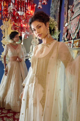 Shwet pearl ivory kurta set