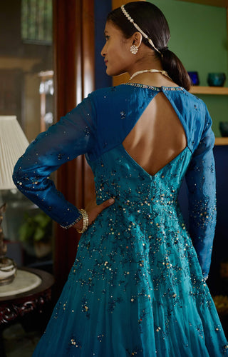 Tuhi peacock gown