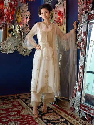 Shwet pearl ivory kurta set