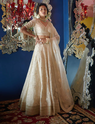 Chand pearl lehenga set