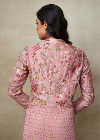Rangrez pink sari and blouse