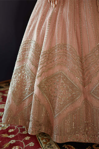 Prisha frosty pink lehenga set