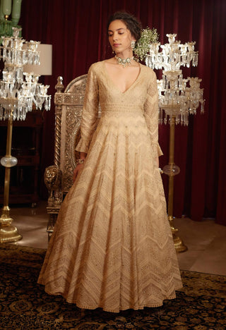 Chandan gold gown