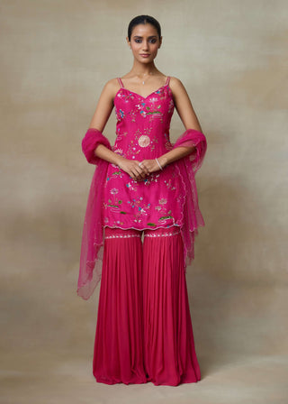 Raven queen pink sharara set
