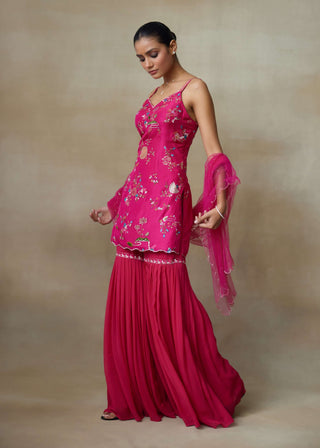 Raven queen pink sharara set