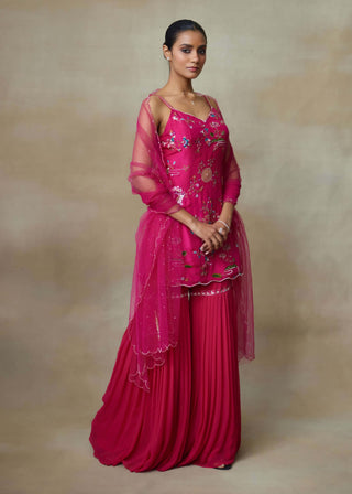 Raven queen pink sharara set