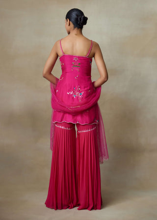 Raven queen pink sharara set