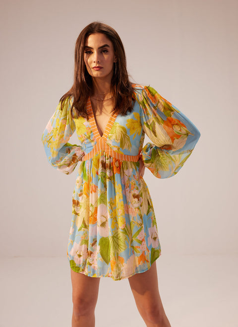 Iris short multicolor dress