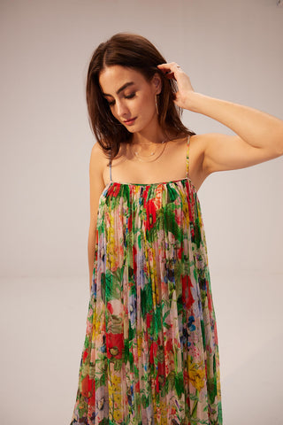 Reena Sharma-Eden Multicolor Cami Dress-INDIASPOPUP.COM