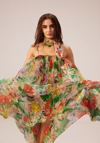 Reena Sharma-Eden Multicolor Cami Dress-INDIASPOPUP.COM
