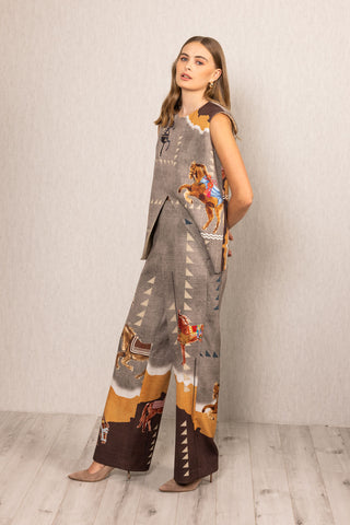 Mustang overlap blouse