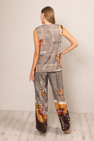 Mustang overlap blouse