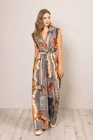 Mirage belted jumpsuit