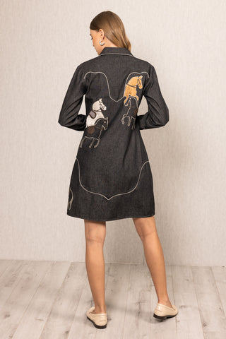 Amber shirt dress