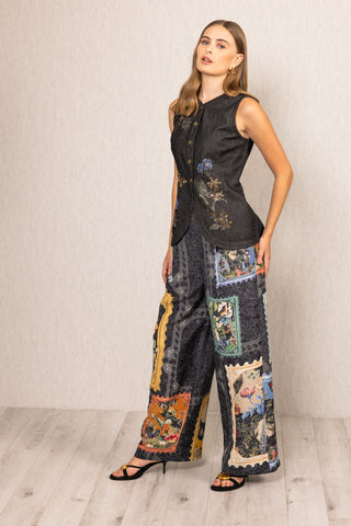 Aster sleeveless waist coat