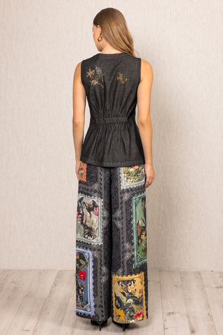 Aster sleeveless waist coat