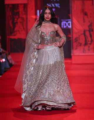 Chandrika ivory lehenga set